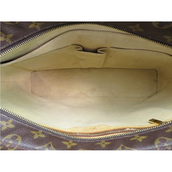 Louis Vuitton Brown and Tan Monogram Tote - Picture 8 of 16